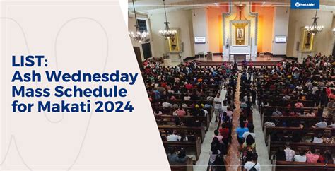 sm makati mass schedule 2024